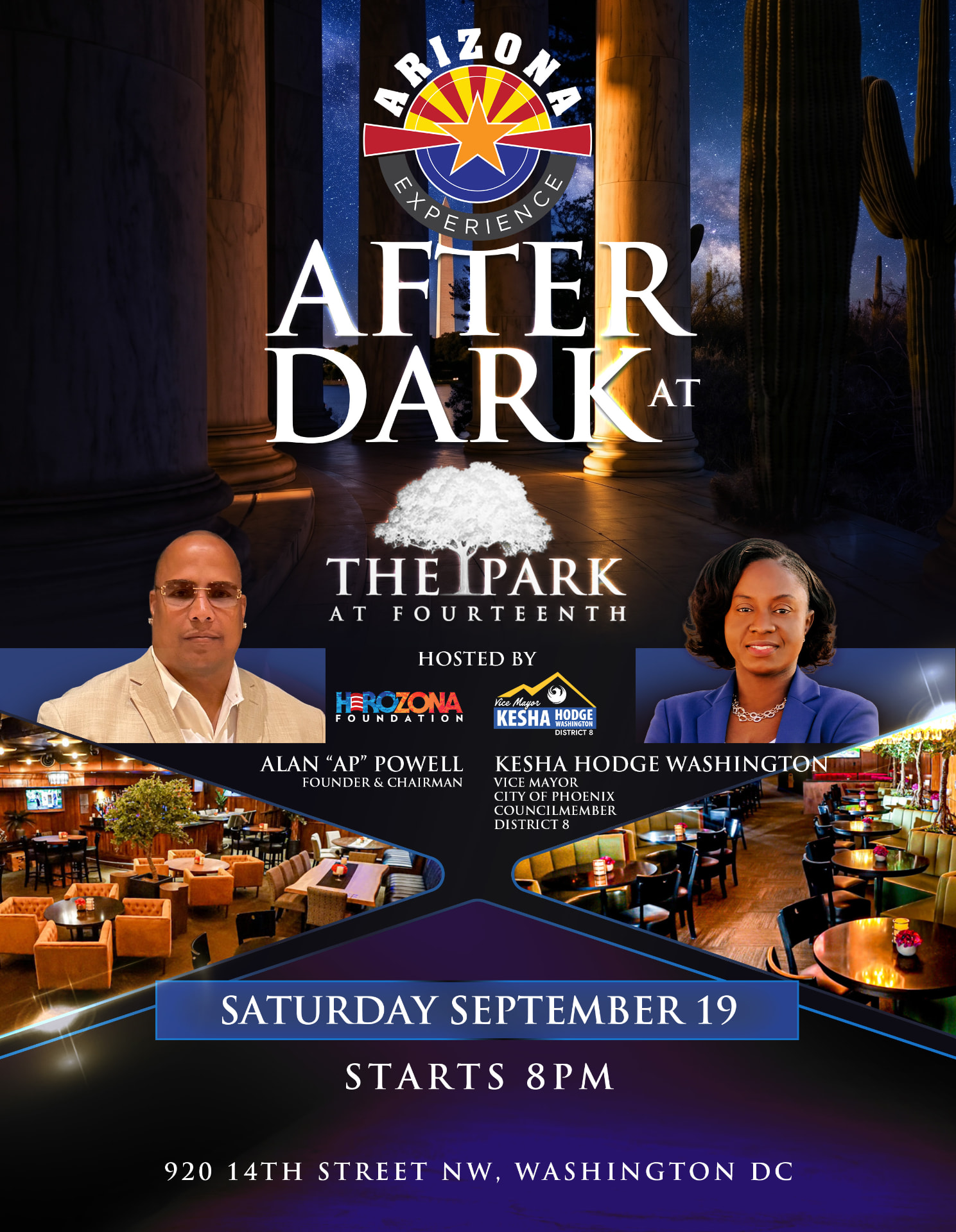 Arizona Experience: After Dark at The Park invitation